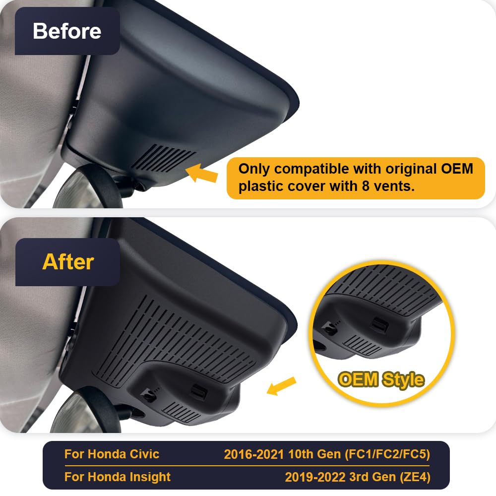 Amazon.com: Fitcamx Front 4K+Rear 1080P Dash Cam Adapts for Honda